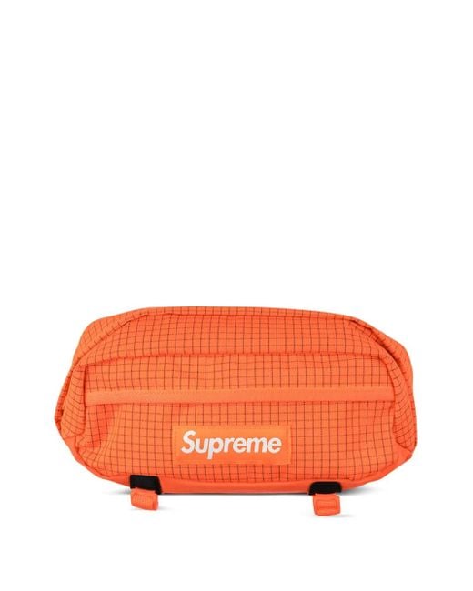 Marsupio Ripstop Con Logo di Supreme in Orange da Uomo