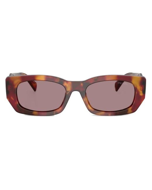Prada Pink Sprb05 Tortoiseshell-Effect Sunglasses