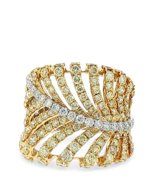 HYT Jewelry Metallic Embellishment Diamond Ring