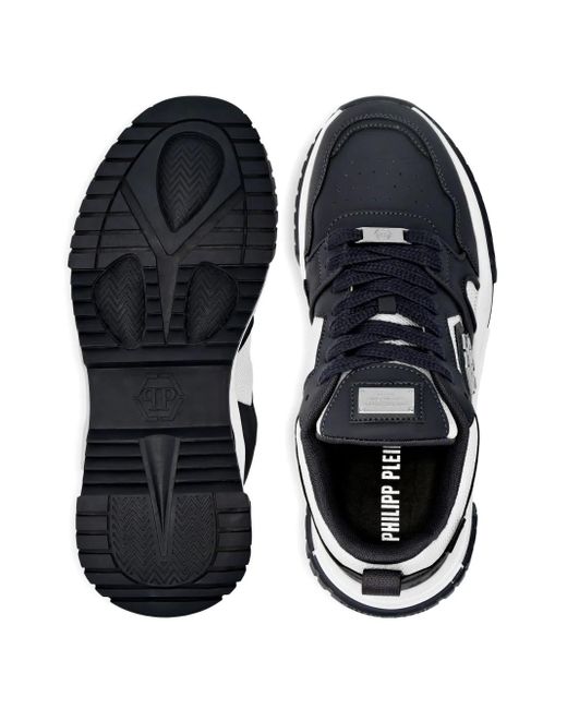 Philipp Plein Blue New Predator Sneakers