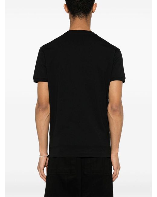 T-shirt en coton à logo imprimé DSquared² pour homme en coloris Black
