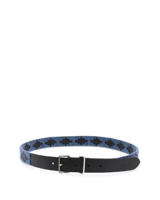 DSquared² Blue Logo-Debossed Belt