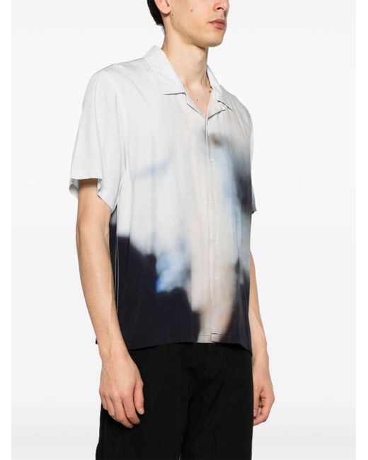 Huf White Apparition Camp-collar Shirt