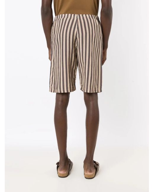 Amir Slama Multicolor Striped Elasticated-Waist Shorts for men