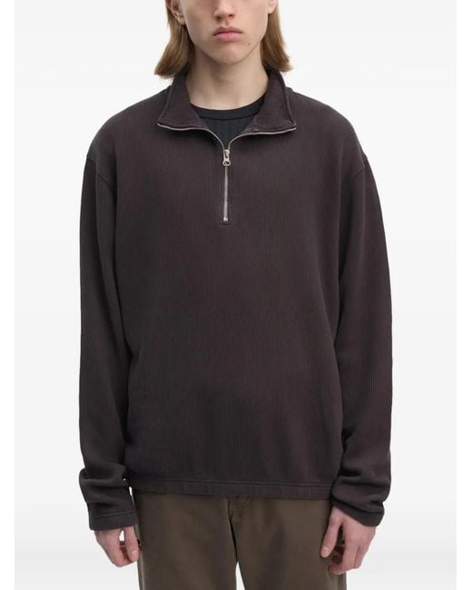 Another Aspect Gray Sweat 2.0 À Col Zippé for men