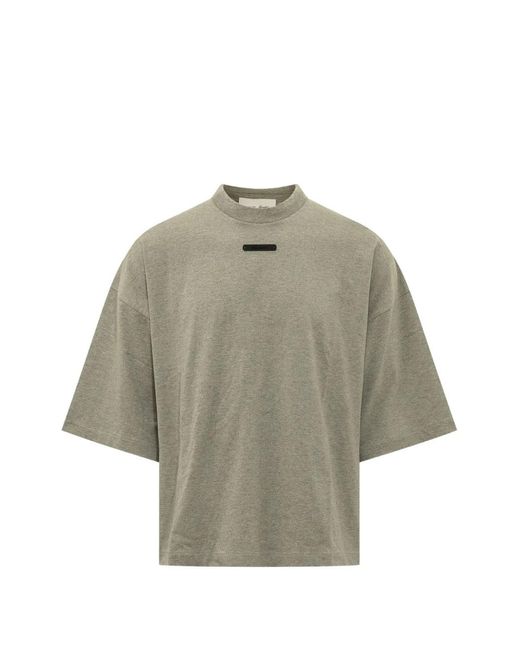 Fear Of God Gray Merch T-Shirt Boxy Fit for men
