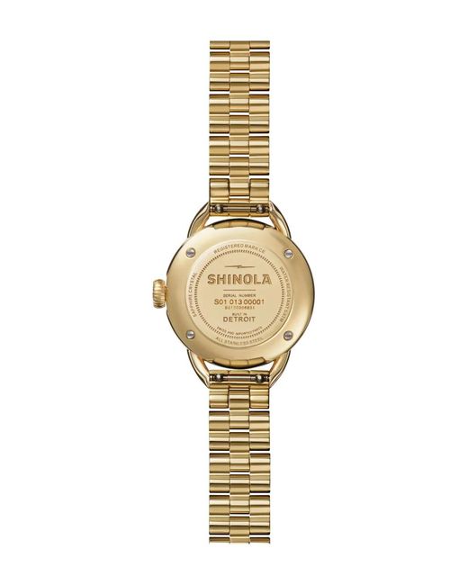 Shinola Metallic Derby 36Mm