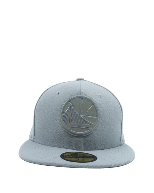 KTZ Blue 59Fifty Golden State Warriors Cap for men