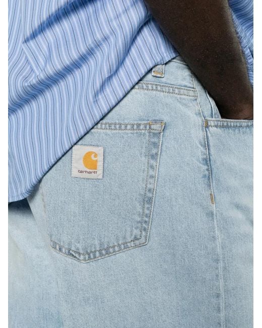 Carhartt Blue Loose-Fit Shorts for men