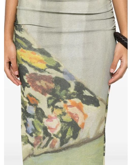 Nanushka Green Alexa Midi Dress