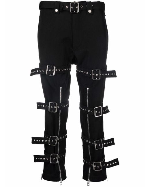 Loewe Cropped-Hose mit Gürtel in Black für Herren