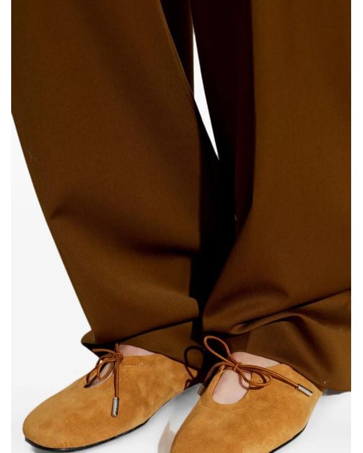 Alohas Natural Rosalind Suede Ballet Flats