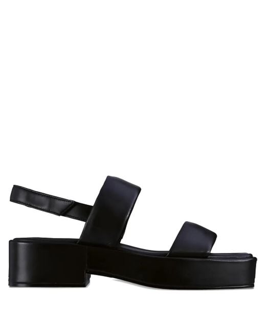Högl Black Lola Platform Block-Heel Sandals