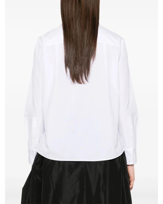 Alexander McQueen オーバーサイズカラー シャツ White