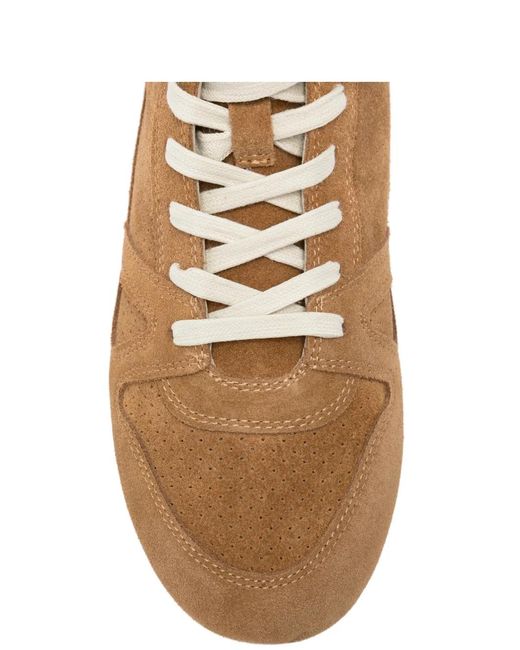 Isabel Marant Brown Perforated Touch-Strap Sneakers for men