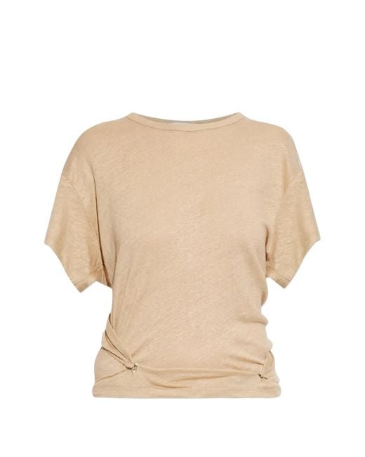 IRO Natural Twist-Detail T-Shirt