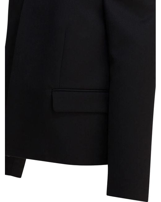 Balenciaga Black Buttoned Jacket