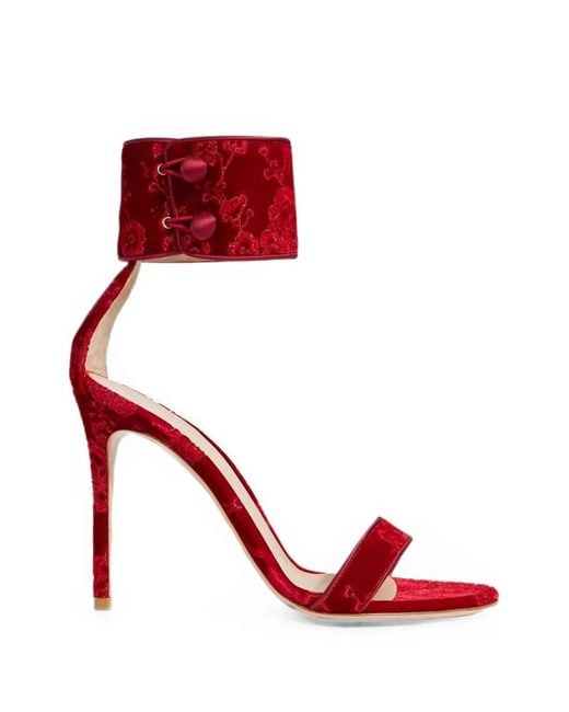 Gianvito Rossi Empress Embroidered Sandals