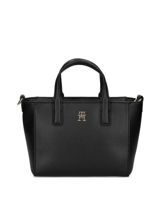 Borsa Tote Th Soft di Tommy Hilfiger in Black