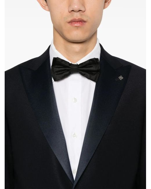 Tagliatore Black Single-Breasted Suit for men