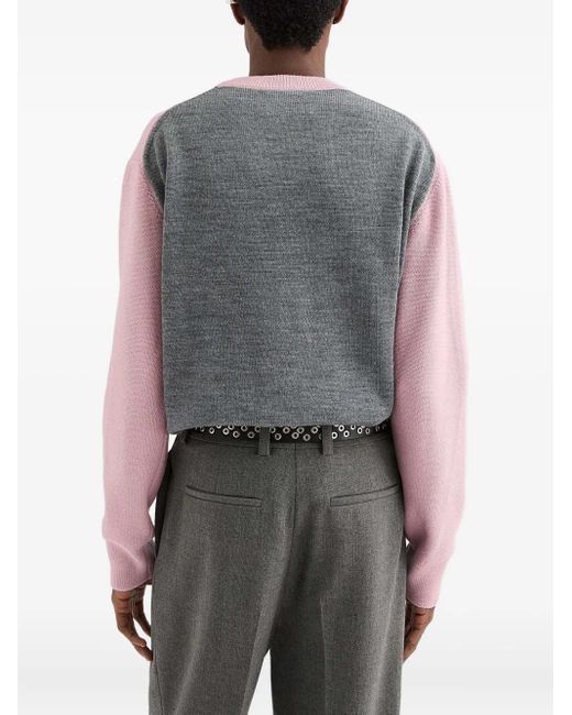Pull Colour Block Jil Sander pour homme en coloris Pink