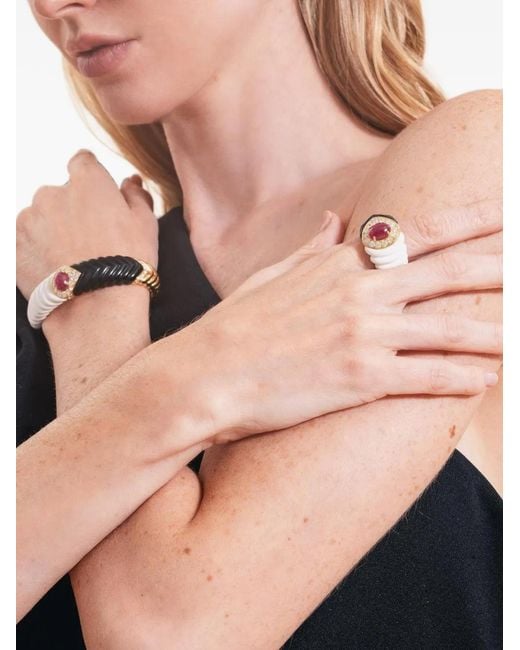 Andreoli Natural Ruby And Diamond Ring