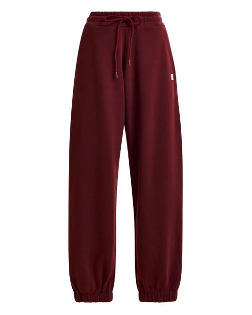 Essentiel Antwerp Red Istem Elasticated-Cuff Track Pants