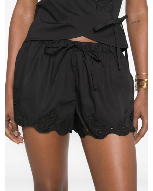Sir Black Klara Broderie Shorts