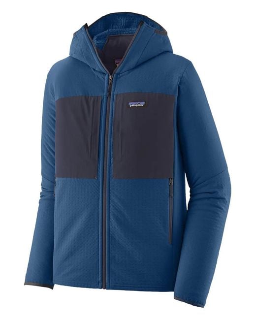 Chaqueta R2® TechFace con capucha Patagonia de hombre de color Blue