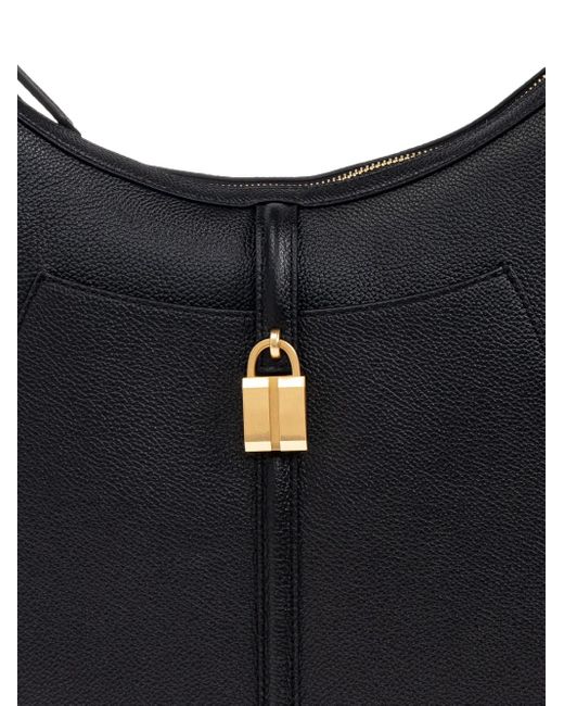 DeMellier London Siena レザーショルダーバッグ S Black