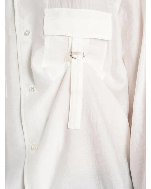 Attachment Button-Down-Hemd Mit Klappentasche in White für Herren