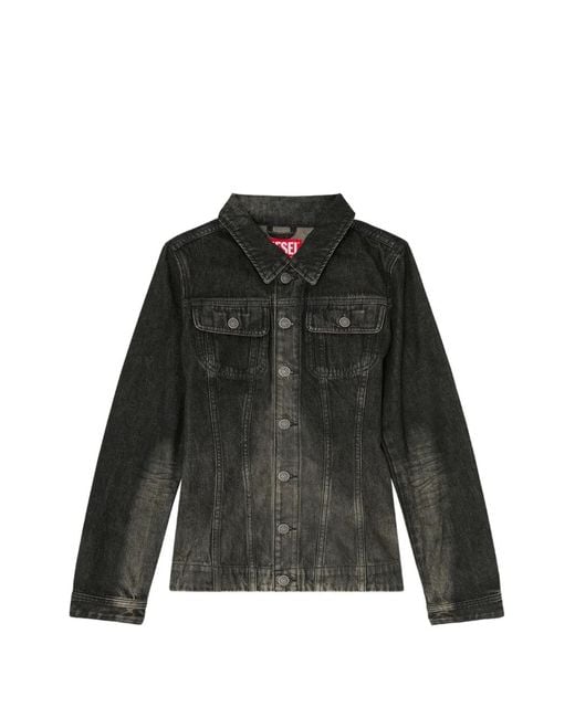 DIESEL Black Long-Sleeves Jacket