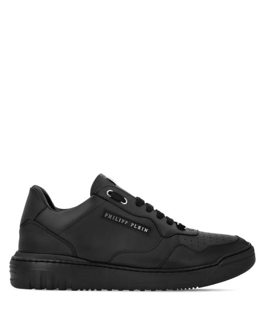 Philipp Plein Black Sneakers mit Logo