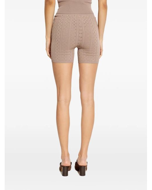 J.W. Anderson Natural Short Nervuré À Détail De Nœud