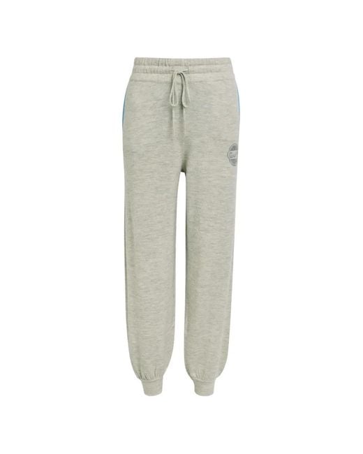 AN-Y1 Gray Drawstring-Fastening Track Pants