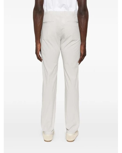 Incotex White Button-Fastening Trousers for men