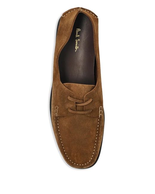 メンズ Paul Smith レザーローファー Brown