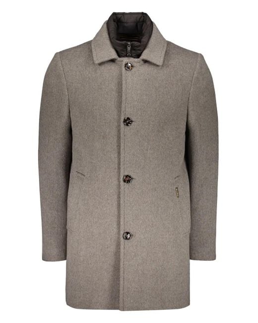 Moorer Gray Monferrato Coat for men