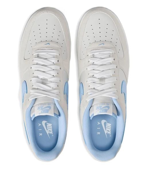 Nike White Suede Leather Trainers for men