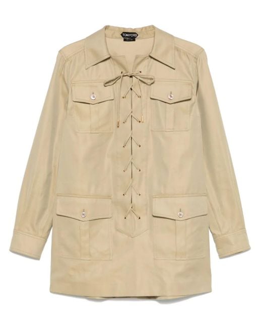 Blusa di Tom Ford in Natural