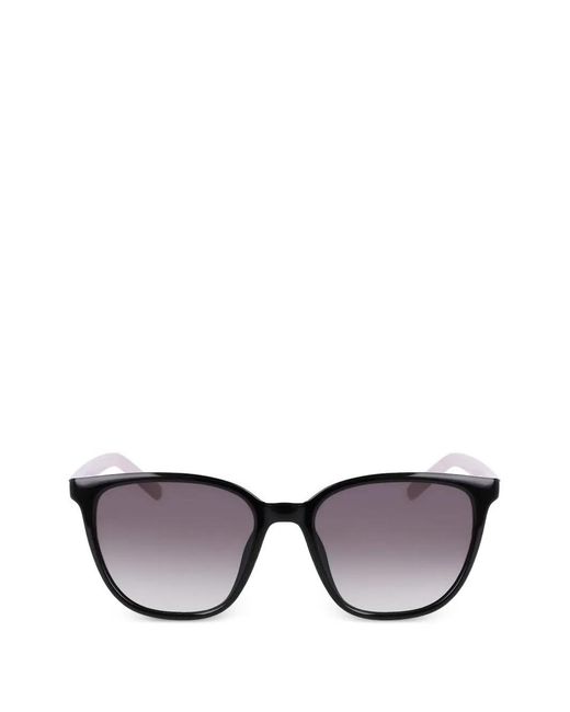 Converse Black Elevate Geometric-Frame Sunglasses