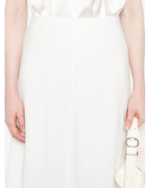 Vince White A-Line Skirt