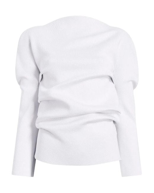 Khaite Lovisa Long-sleeve Top White
