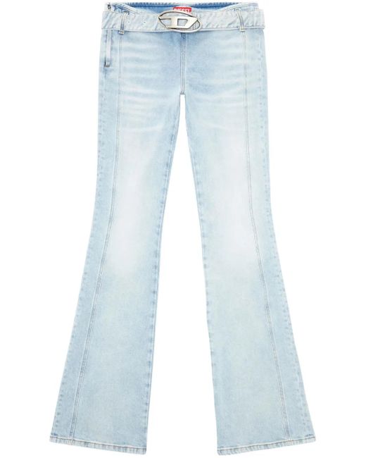 DIESEL Blue Bootcut And Flare Jeans D-Ebbybelt 0Jgaa