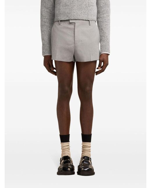 Pantalones cortos lisos AMI de hombre de color Gray