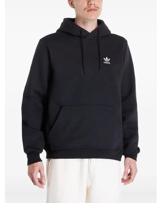 Adidas Blue Trefoil Essentials Hoodie for men