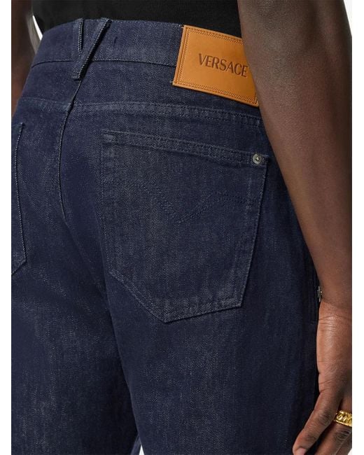 Versace Jeans Met Logopatch in het Blue voor heren