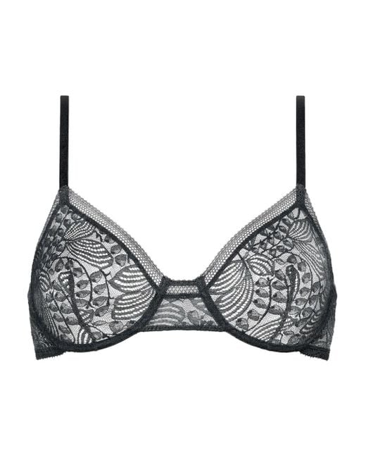 Eres Gray Cerise Full-Cup Bra