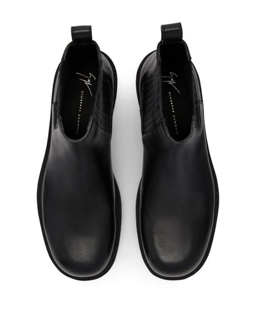 Giuseppe Zanotti Black Peyen Chelsea Boots for men