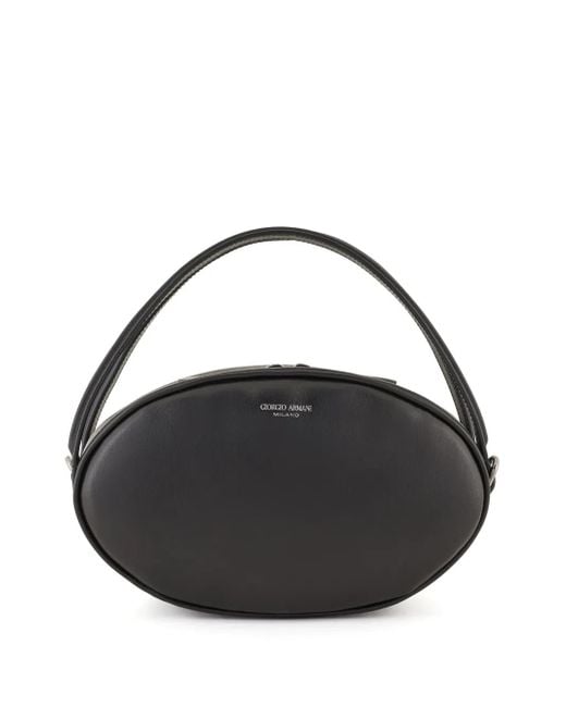 Giorgio Armani Black Zipped Cross Body Bag